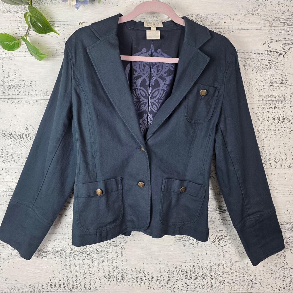 FDJ French Dressing Jeans Denim-Style Blazer – Size Medium
